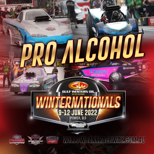 MASSIVE FIELD OF PRO ALCOHOL STARS TO FEATURE AT THE 2022 WINTERNATIONALS